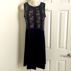 New with tags candlelight evening cocktail dress Black with lace